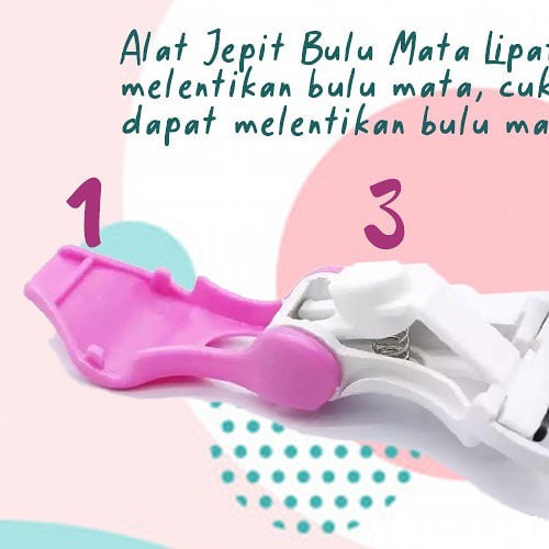 JG - Penjepit Bulu Mata Plastik / Jepit Bulu Mata Korea / Eyelash Curler