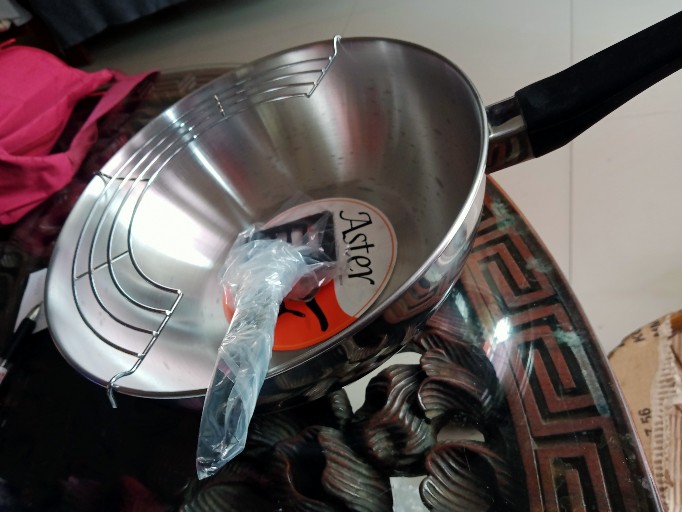 Wajan Cekung Maspion Stainless Free Spatula & Tempura Rack Original Termurah