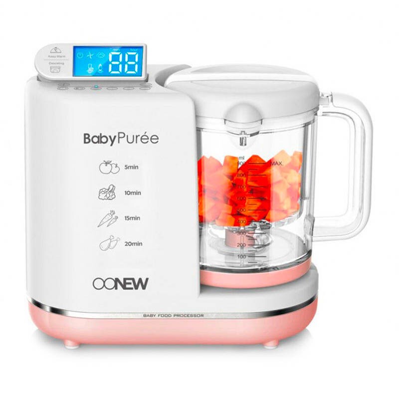 Oonew Baby Puree 6in1 Baby Food Processor - Michelin Series Pink