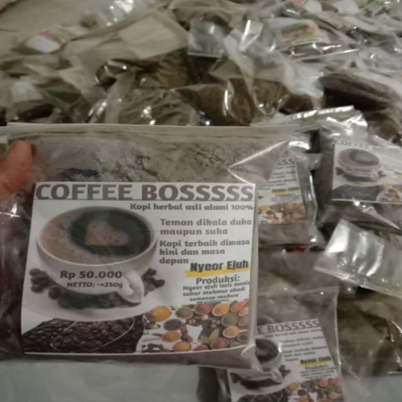 

KOPI SUPER MANTAP, COFFEE BOSSS RAMUAN DARI REMPAH-REMPAH PILHAN KHAS MADURA