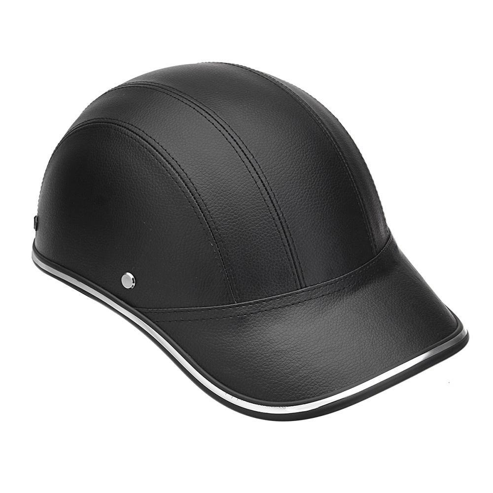 Autoleader Helm Catok Sepeda Listrik Model Baseball Cap - 1074 - Black