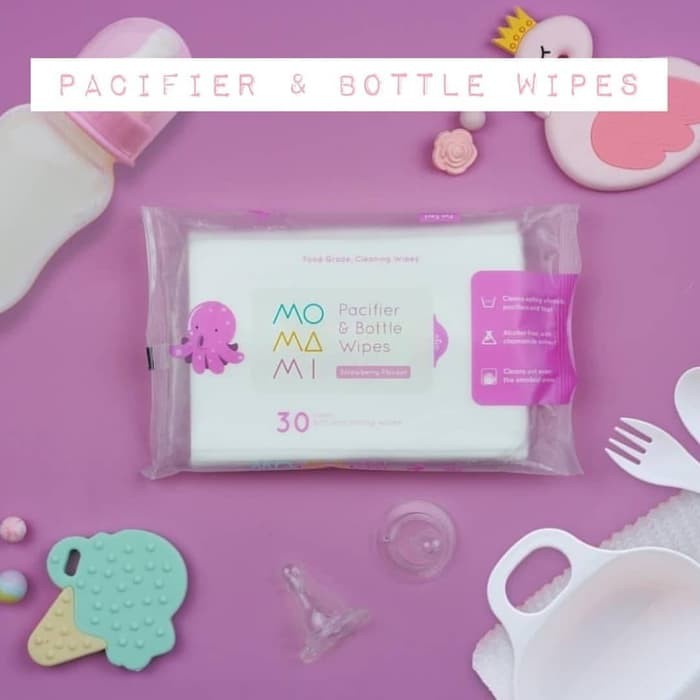 Momami Tissue Basah Pembersih Empeng &amp; Botol Momami Pacifier Wipes