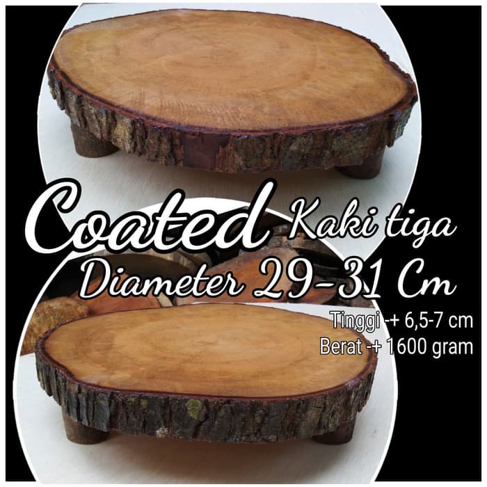 Talenan kaki tiga diameter 29-31 cutting board cake stand tatakan kaki