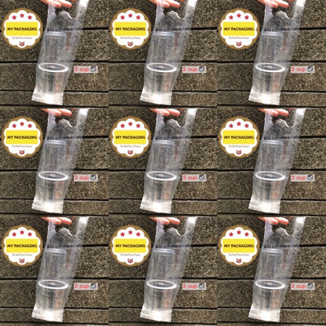 Kantong plastik BENING PE TEBAL 10x40 cm (2cup atau 1botol) - isi 25pcs DIAMOND