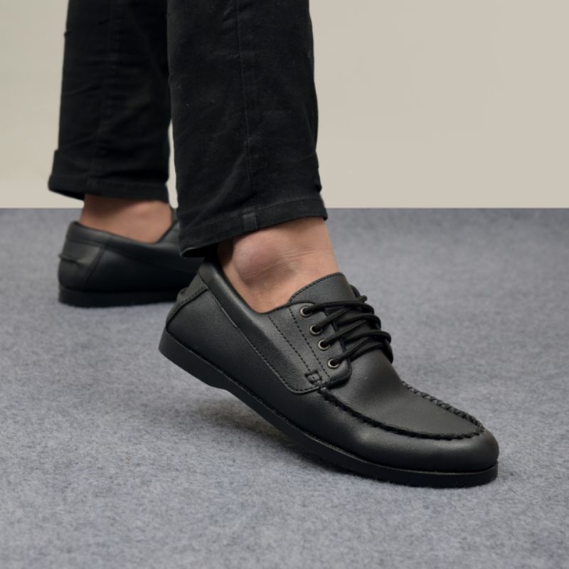 SepatuFormal Pantofel pria Resmi Formal Hitam Casual Kantor Kuliah Gereja Pesta Kondangan Dinas Kerja PNS Guru MZ4001