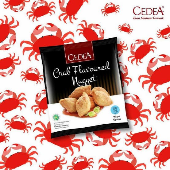 

Cedea Crab Flavoured Nugget/ Nugget Kepiting Cedea Frozen 200 gr