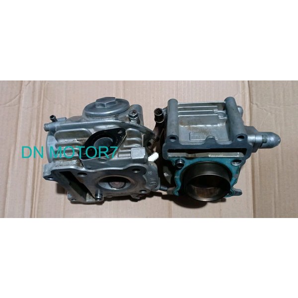 Blok Clynder head . Boring hed .Blok kop .boring . Buring Yamaha mio Sporty Original Mio soul . Fino