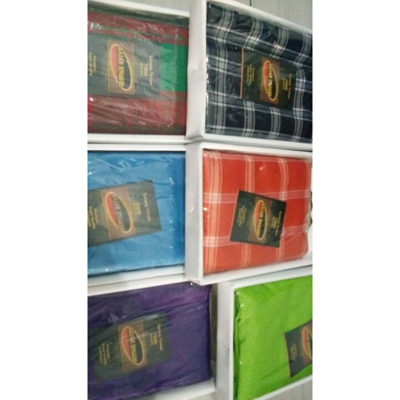 Sarung Tenun Gajah Unggul 7000 Benang / Sarung Sholat 7000 Benang Cap