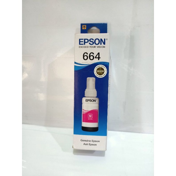 Tinta Printer EPSON T664 Magenta Original Garansi Resmi
