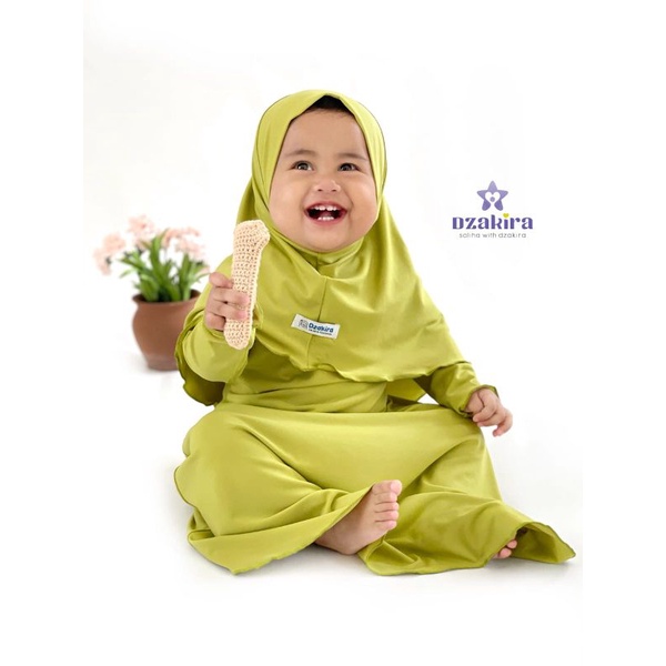 GAMIS BAYI LUCU KIA DAILY ORIGINAL BY DZAKIRA BAHAN JERSEY ITW PREMIUM WARNA  AVOCADO