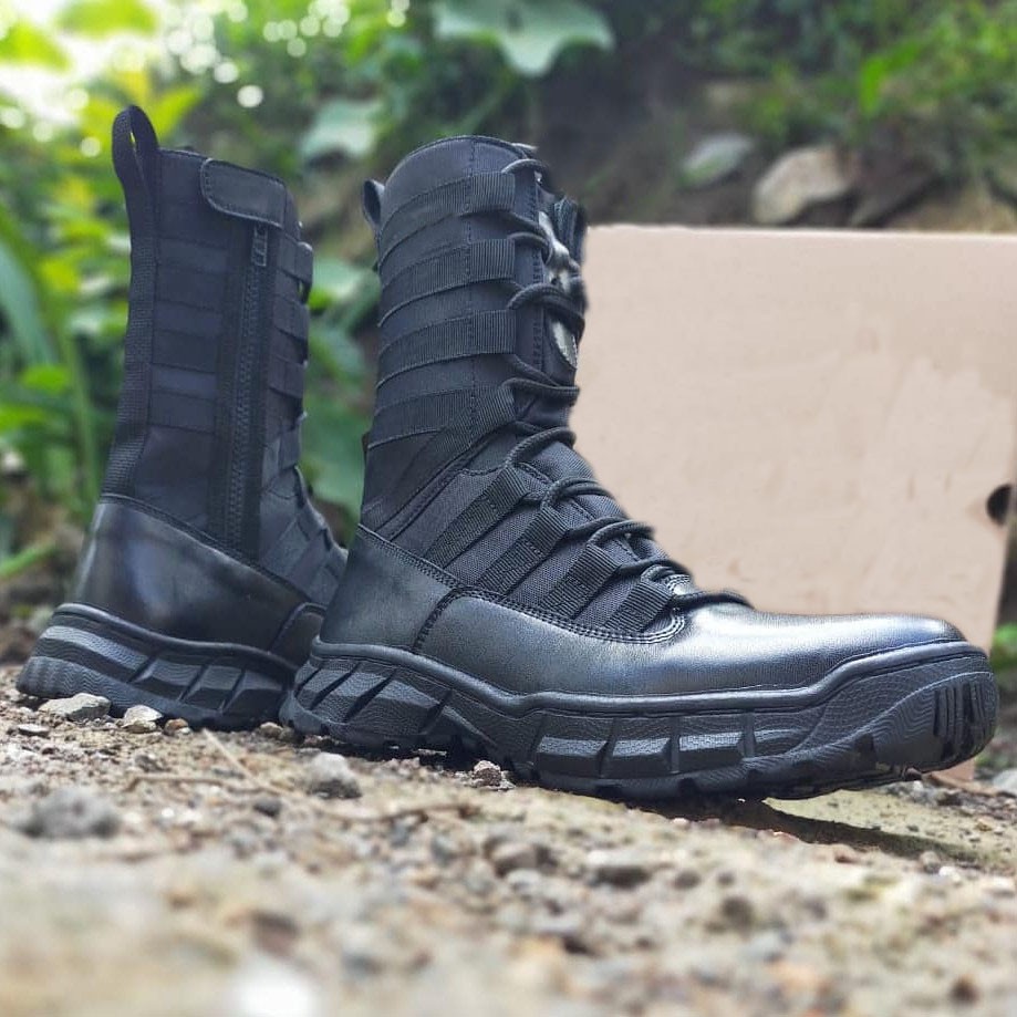 SEPATU PDL KULIT NINJA TITAN TINGGI 10 INC BEST QUALITY ORIGINAL ARBOO