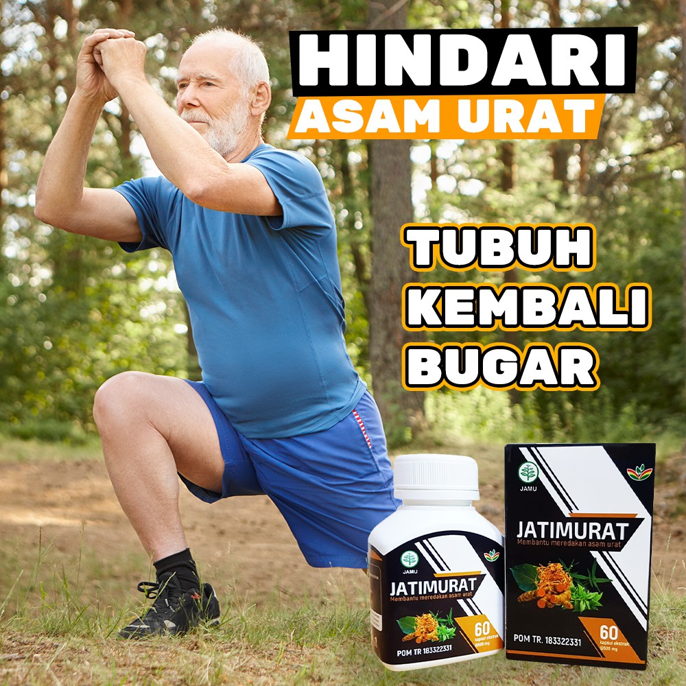 

Jatimurat Obat Rematik Kapsul Herbal Asam Urat BPOM