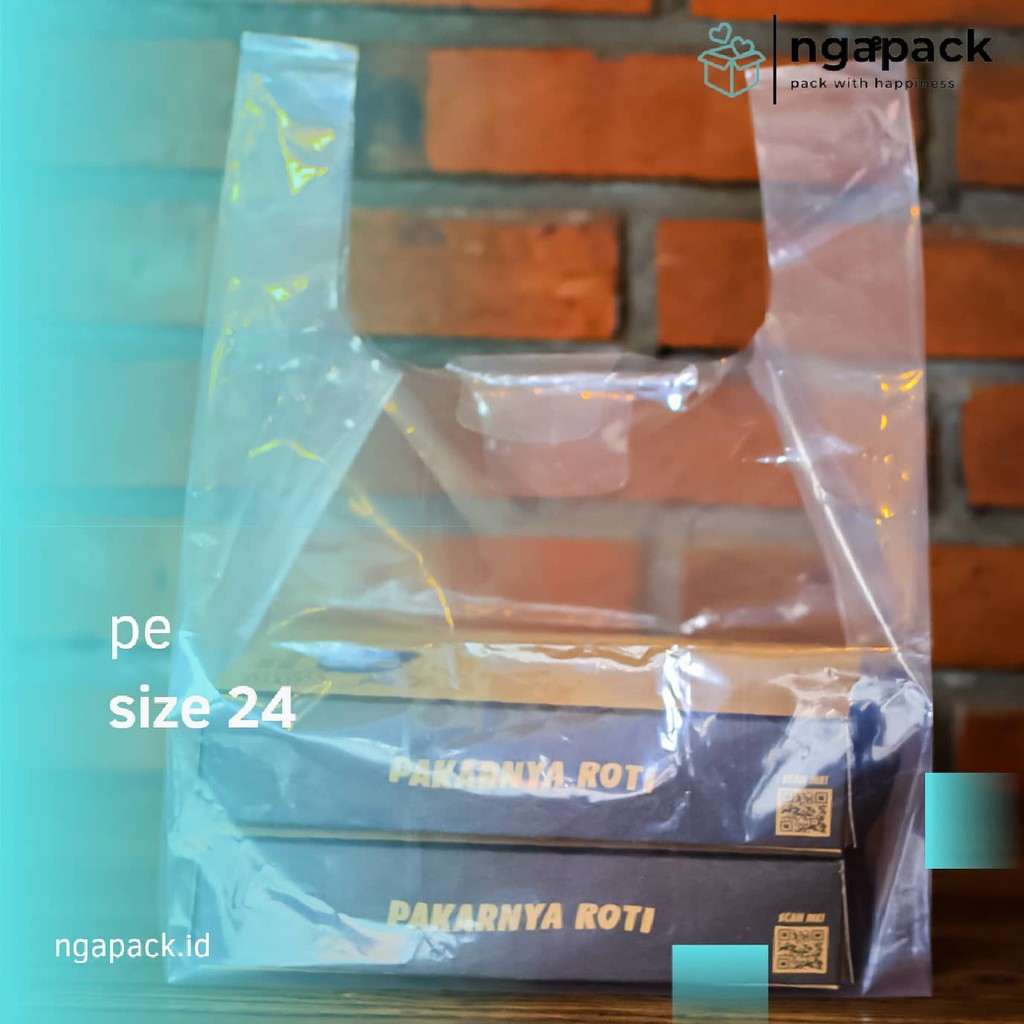 

PLASTIK KRESEK PE 24 DOUBLE TEBAL UKURAN 24*42*13