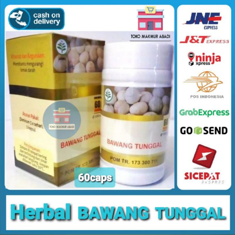 Kapsul Ekstrak Bawang Tunggal Lanang Herbal Alami Obat Kolestrol