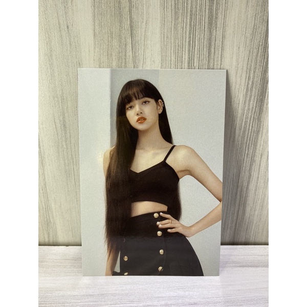 PC / Postcard / Post Card Blackpink The Album Lisa