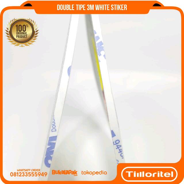 DOUBLE TIPE 3M WHITE STIKER