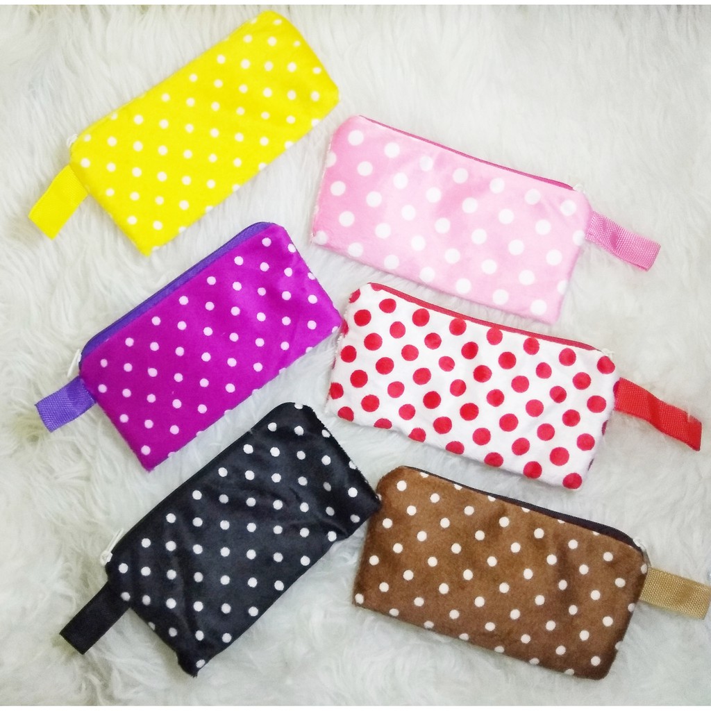 DB09 Dompet Bulu Bludru Panjang 17x9cm