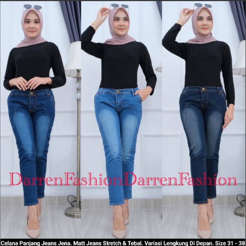 Celana Jeans Wanita Panjang Stretch Skinny Jena Murah