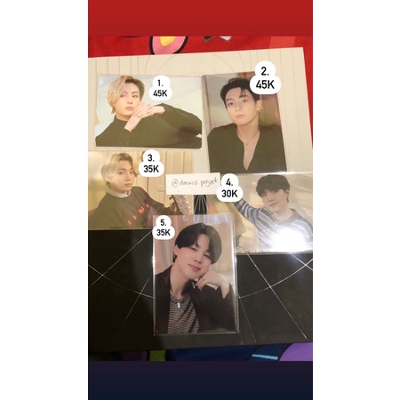 WTS-MPC/Photocard BTS Official [READY] Baca Deskripsi - Merch box - PTD by Aenassaa