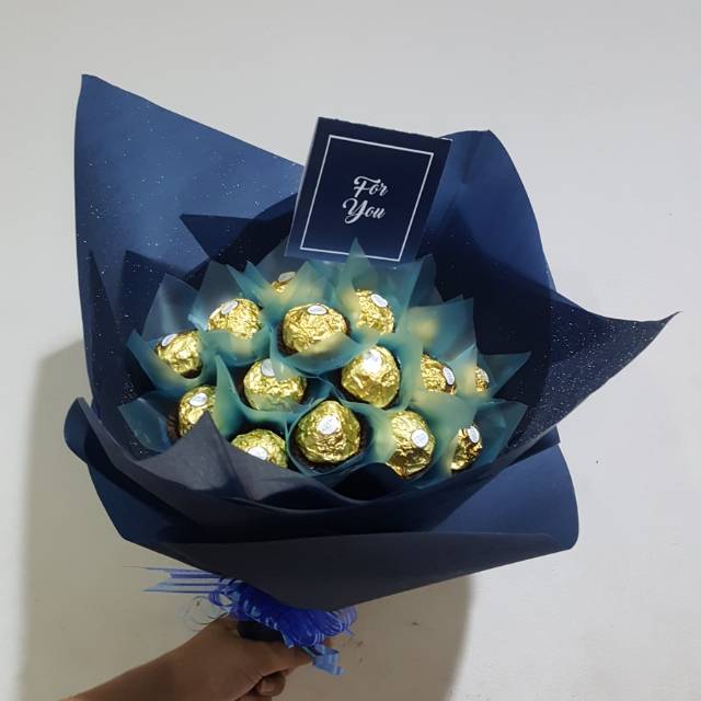 coklat Ferrero treasures truffle Bucket wisuda hadiah wisuda kado wisuda