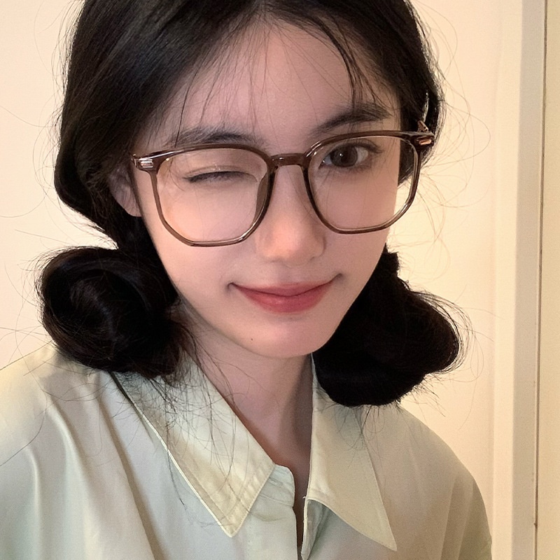 Kacamata Anti Radiasi Komputer Blue Light Lensa Pengganti Gaya Korea Untuk Pria Dan Wanita TR90