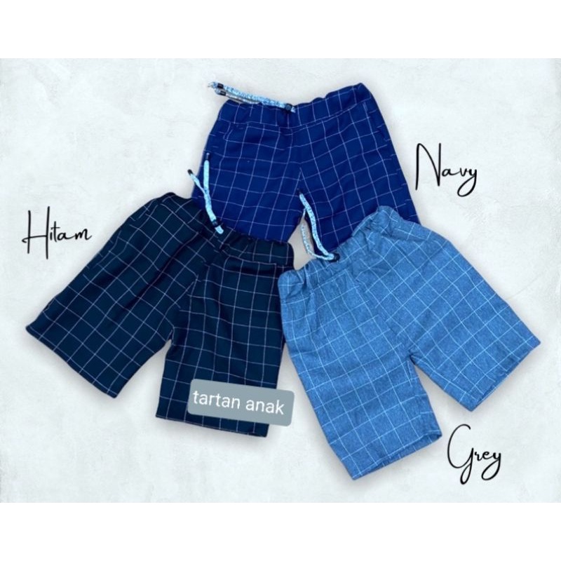 TERBARU/TERMURAH CELANA TARTAN KIDS/CELANA TARTAN ANAK 3-7TH