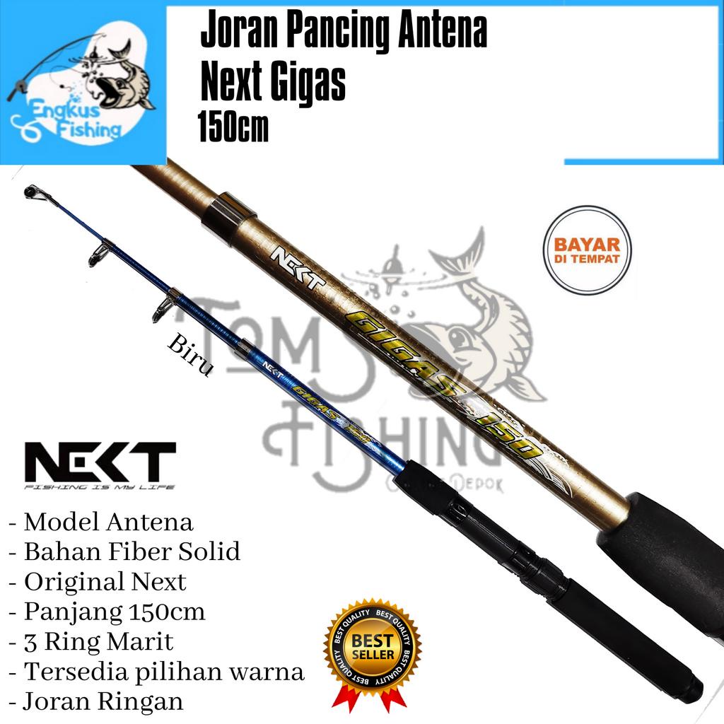 Joran Antena Pancing Next Gigas 150cm Fiber Solid Murah - Engkus Fishing