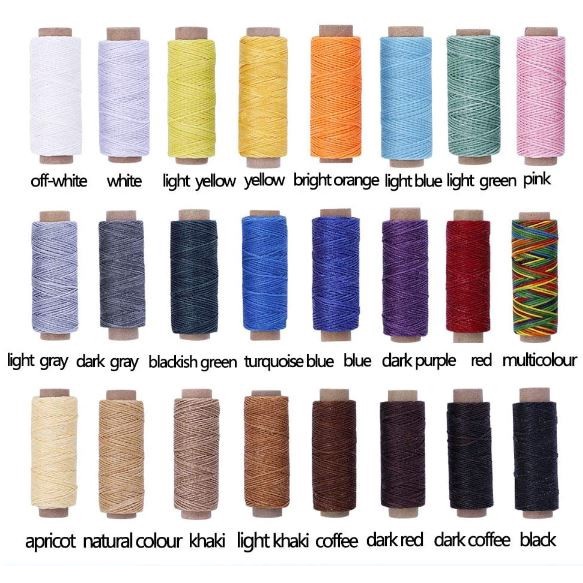 Colorful Leather Threader - Benang Jahit Bahan Kulit (50m)