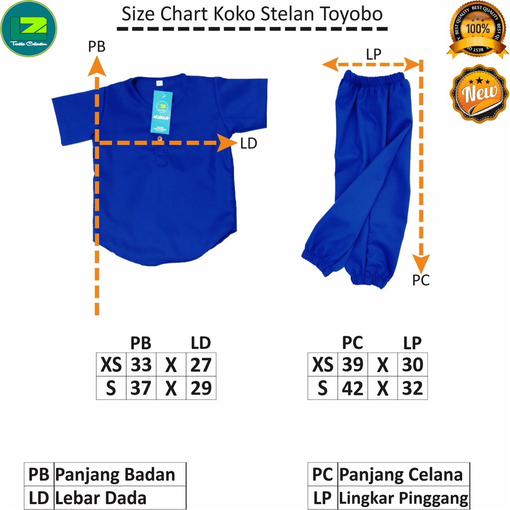 Baju Koko Anak Balita New Born Bahan Katun Toyobo