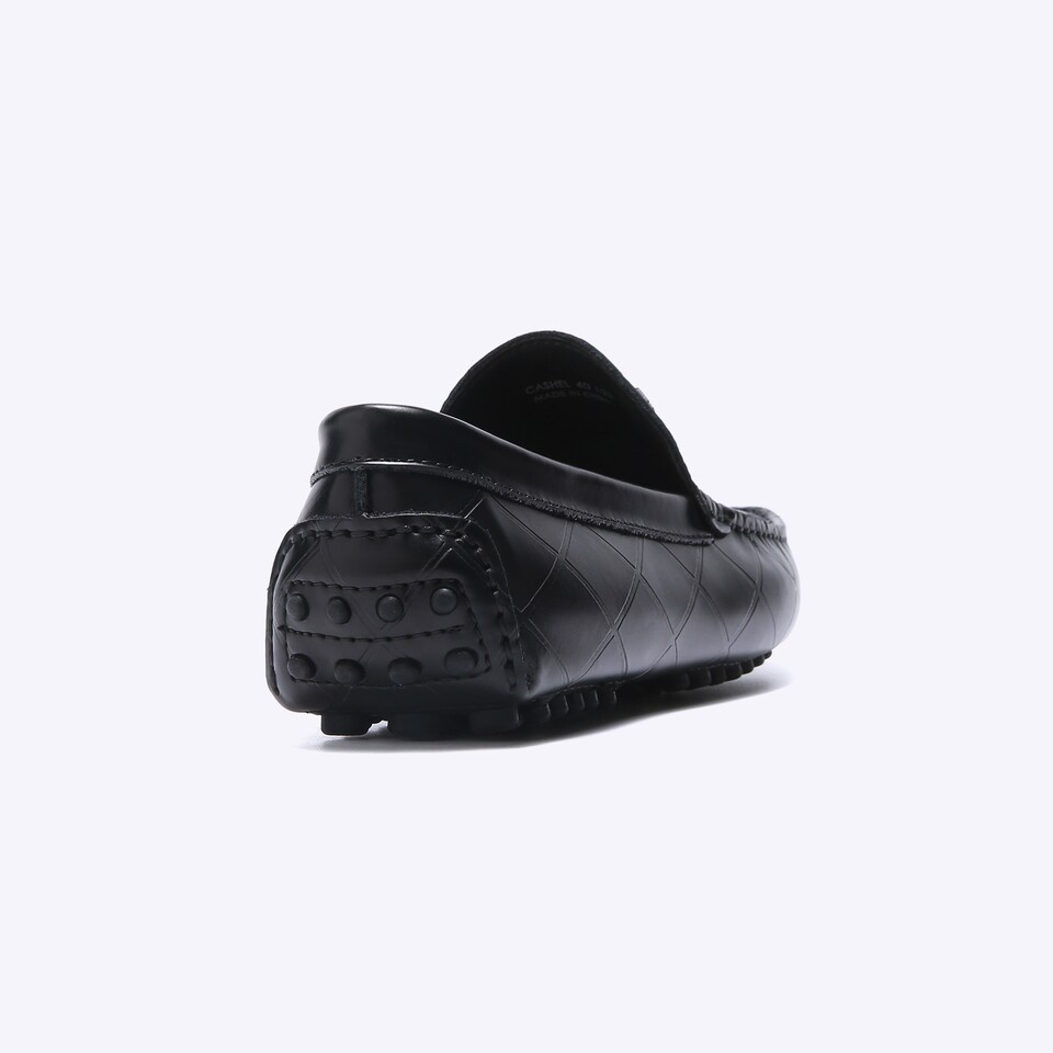 SEPATU PANSUS KULIT EVERBEST PRIA ORIGINAL LOAFER BRANDED HITAM EM52