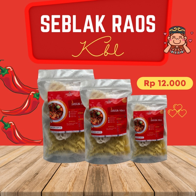 

Seblak Raos/Seblak instant/Seblak Bakso/Seblak Original/Seblak murah