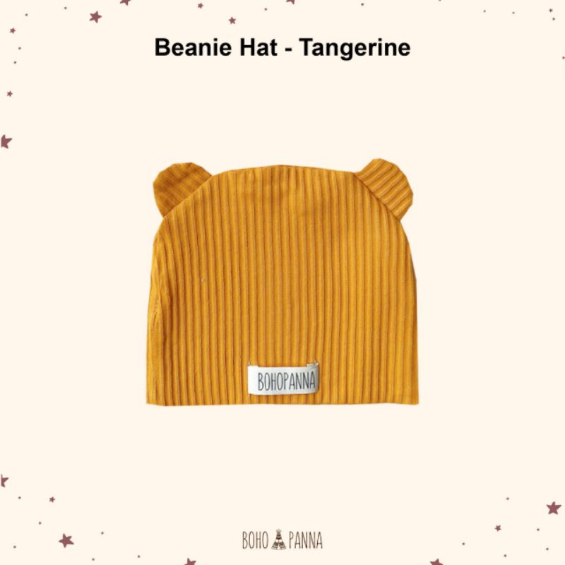 CILLABABY - BOHOPANNA | BOHOBABY BEANIE HAT (Topi Anak Bayi)-Tangerine