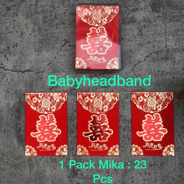 

ANGPAO XUANG XI (WEDDING)/KERTAS ANGPAO/IMLEK MACAN 2022/CNY