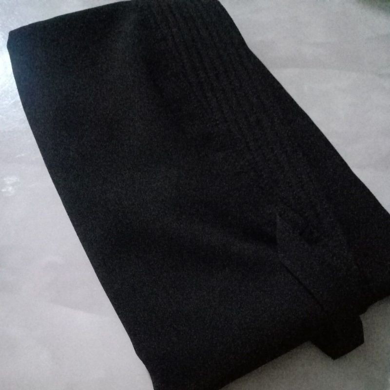 KERUDUNG MARYAM PET / BERGO PET TALI / HIJAB INSTAN-HITAM