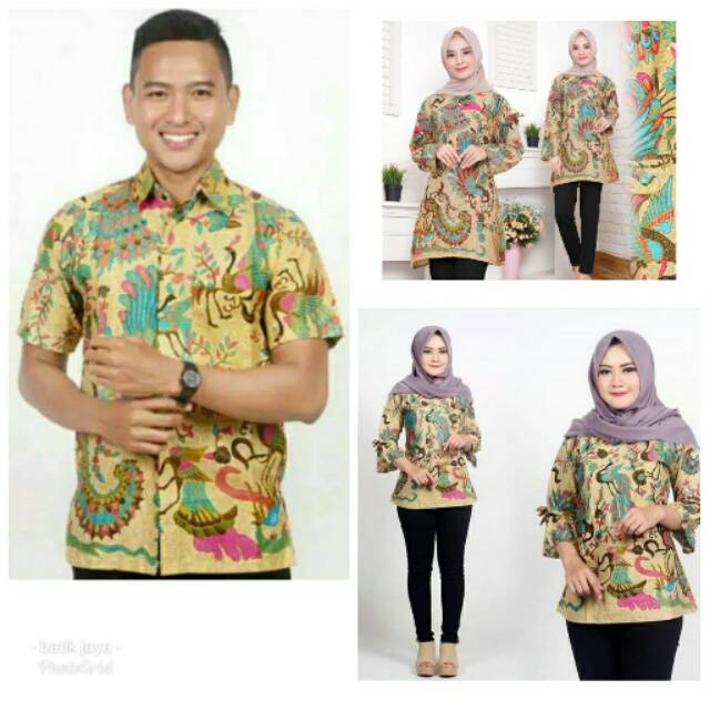 Maura Couple - Sania Ruffle Batik Couple Ori Ndoro Jowi DNT