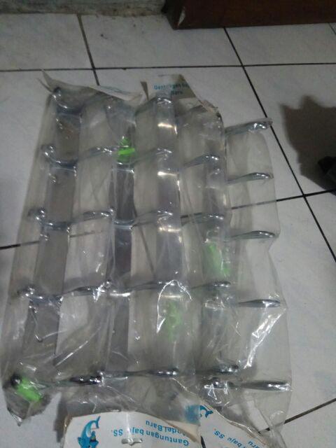 Gantungan Baju / Kapstok 5 Kait Stainless Tebal 45cm