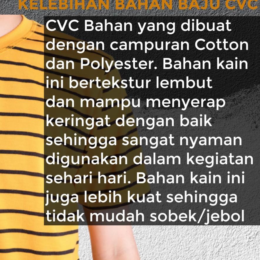 ❃ Baju Kaos Tshirt Salur Stripe Belang Garis Garis Distro Pria lembut Lengan Pendek ➾