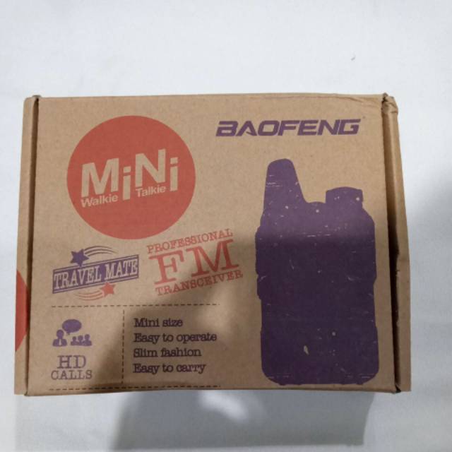 HT Baofeng Mini T1, BF T1 Walkie TALKY persis WLN 888S, Single band  UHF 20 Ch Bao feng Bopeng T 1