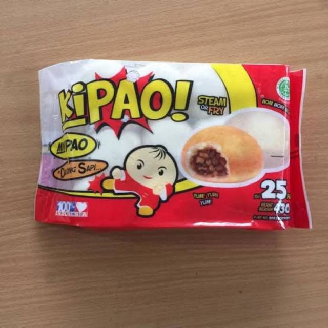 

Kipao Rasa Sapi 430gr isi 25pcs