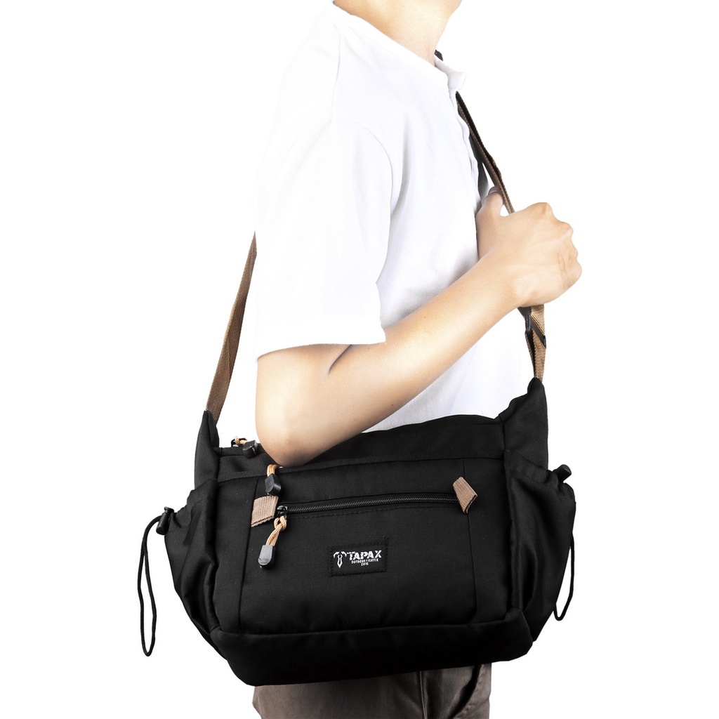 tas selempang slingbagpremium tapax camo outdoor tas pria anti air cowok remaja pesta unik import w9