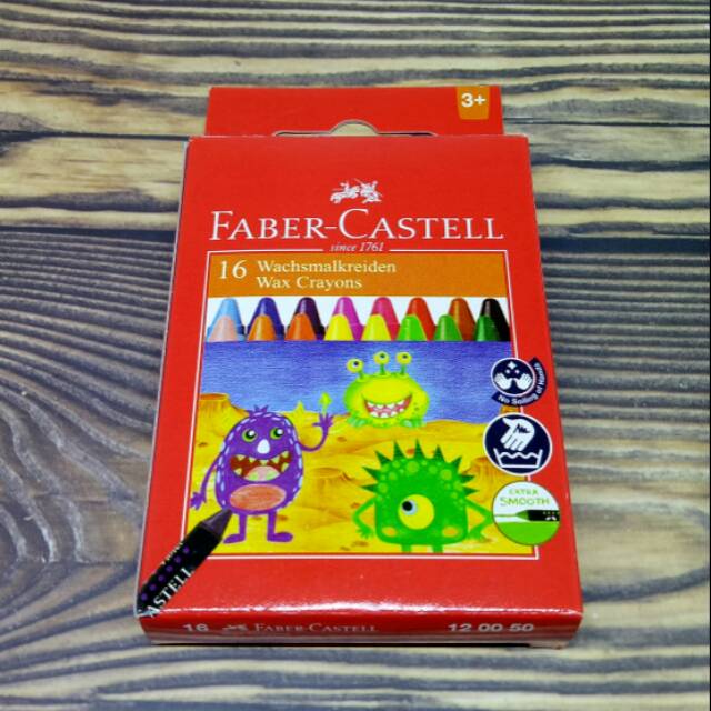 

Wax Krayon Faber Castell isi 16