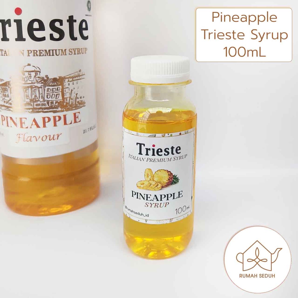 

100 mL Trieste Pineapple Syrup - Sirop Nanas - Sirup Pine Apple