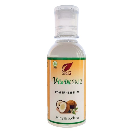 VCO Virgin Coconut Oil SR 12 Minyak Kelapa Murni Pelembab Bibir Kulit Kering Anti Ketombe Penghilang Kerutan Di Bawah Mata Wajah Pria Wanita Perawatan Rambut Imun Booster Buster 60 100 250 ml