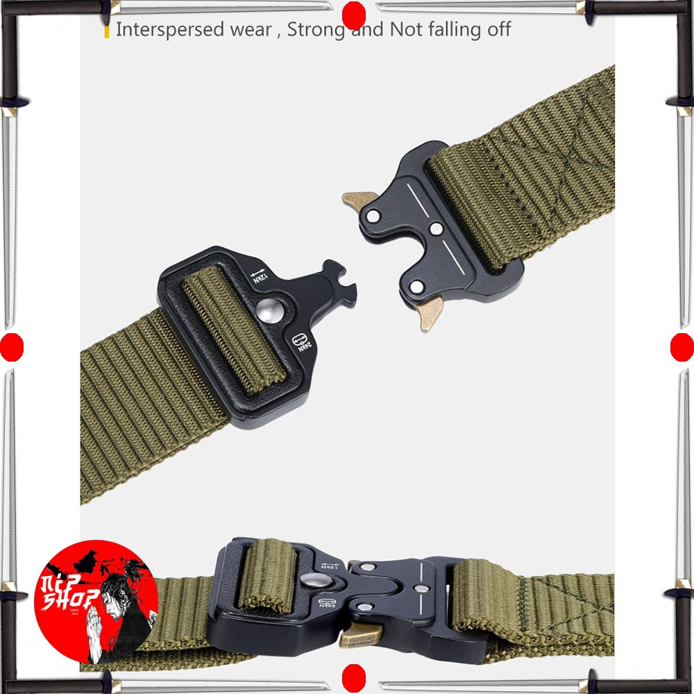 Rhodey Tali Ikat Pinggang Canvas Military Tactical 125cm