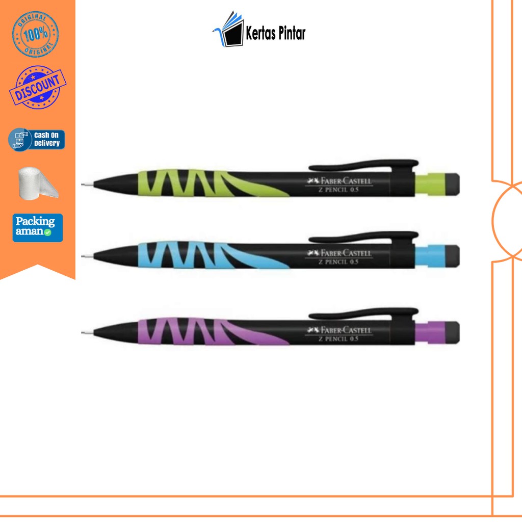 

PENSIL MEKANIK FABER CASTELL Z PENCIL 0.5