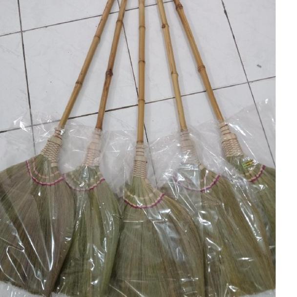 ✻ Sapu Lantai Jerami dari Bambu Cuing Asli ☋