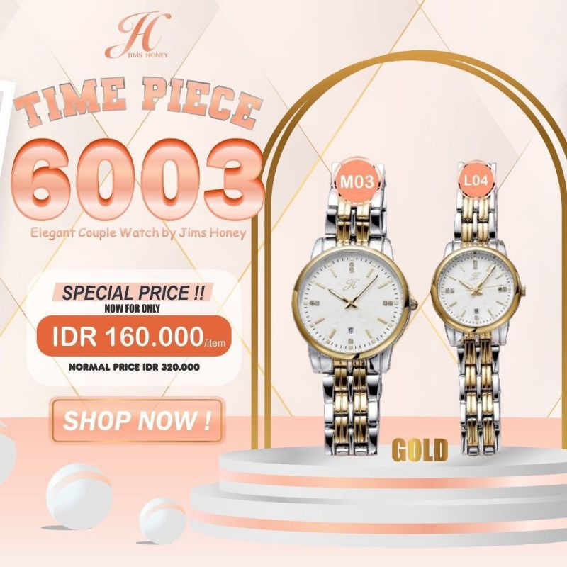 JAM TANGAN COUPLE 6003 JIMSHONEY