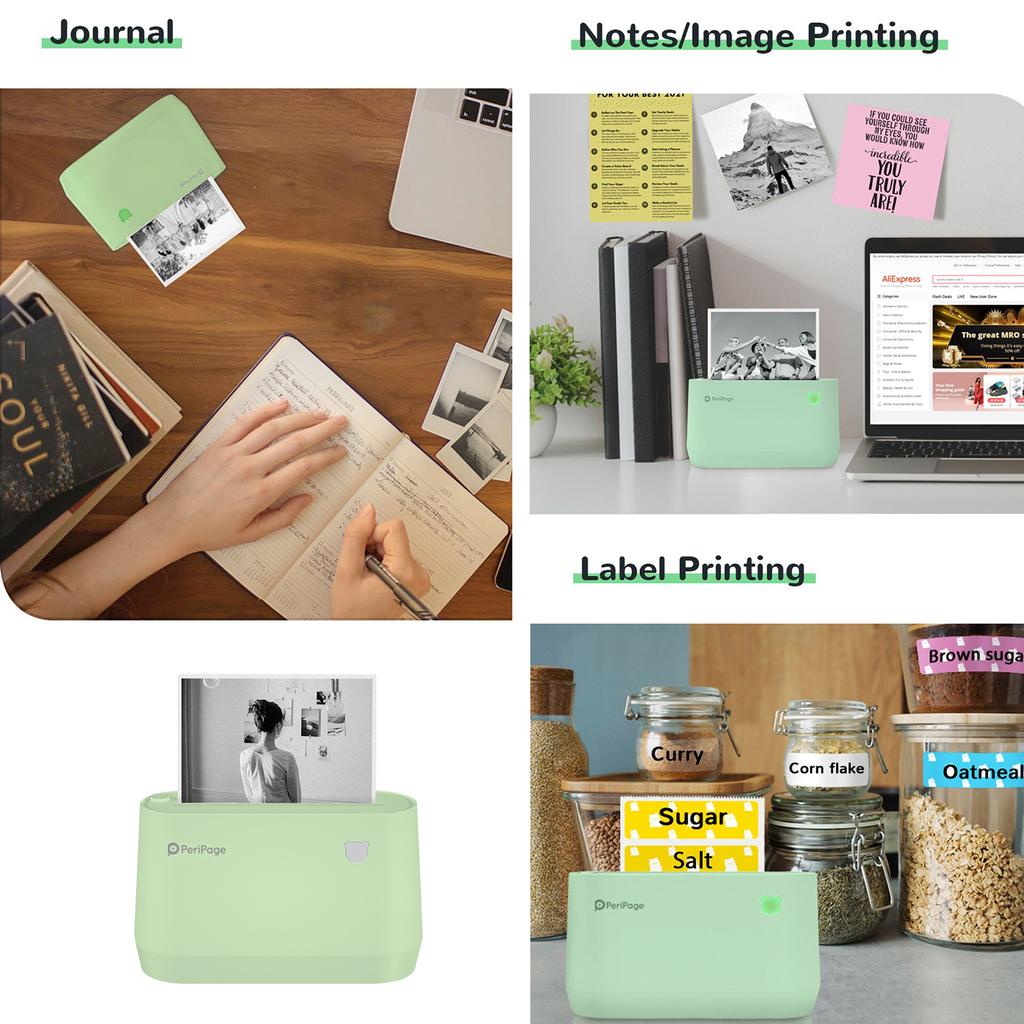 PERIPAGE A9 A9PRO A9S MAX 203dpi 304dpi PRINTER PORTABLE MINI PRINTER 107mm 77mm 57mm