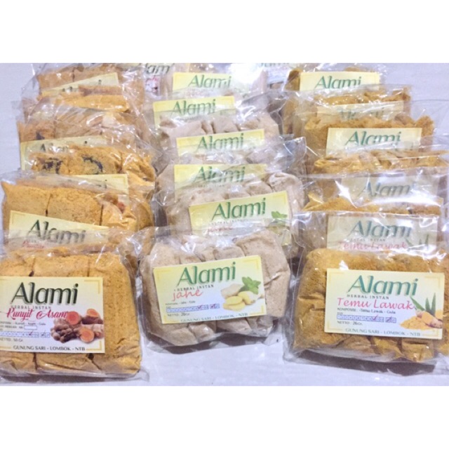 

Minuman Jamu Kunyit Asem / Jahe / Temulawak