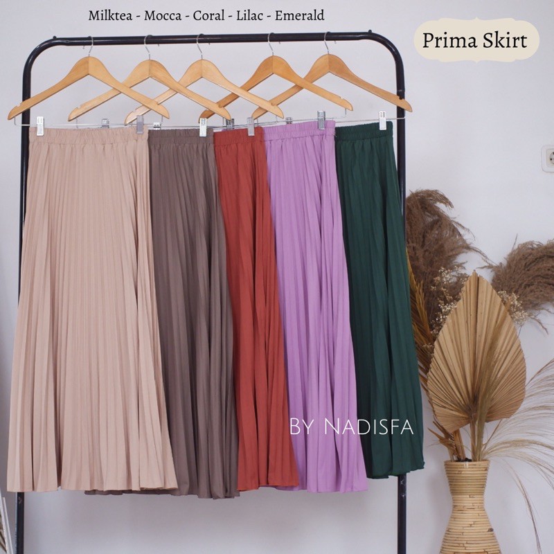 PRIMA SKIRT ROK PLISKET KARET